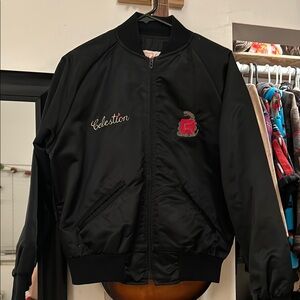 Black Celestion Bomber Jacket